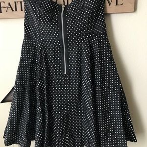 Strapless Skater Dress